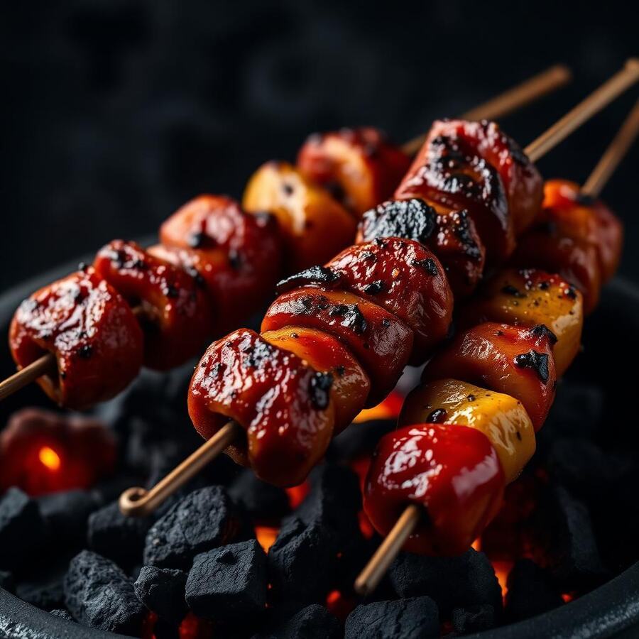 Image de la galerie du restaurant Le Goût du Charbon à Témara, brochettes BsjpmYEm