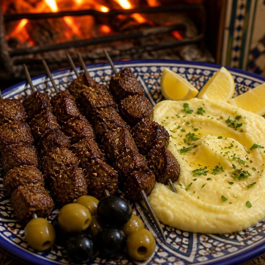 Foie - Foie d'agneau frais grillé à la perfection. | Le Goût du Charbon Témara