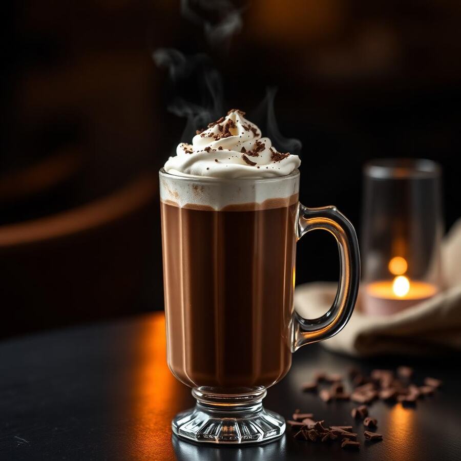 Chocolat à l'ancienne - Chocolat chaud épais préparé à l'ancienne, généreux et réconfortant. | Le Goût du Charbon Témara