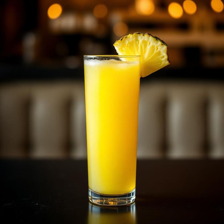 Jus d'ananas - Jus d'ananas frais, sucré et rafraîchissant. | Le Goût du Charbon Témara